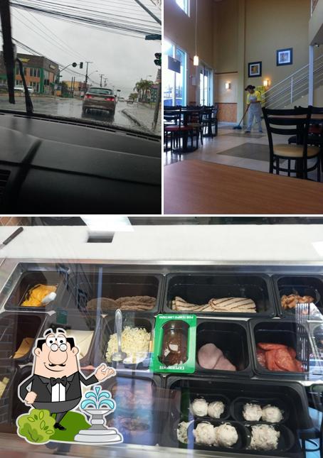 Veja imagens do exterior do Subway - Portão