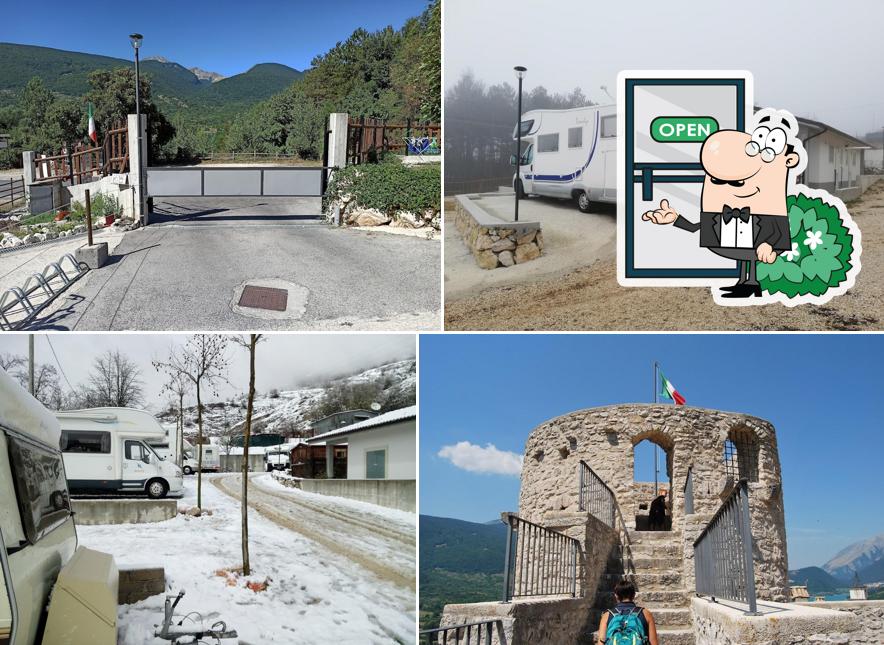 Puoi goderti l'aria fresca dal dehors di Barrea Areasostacamper