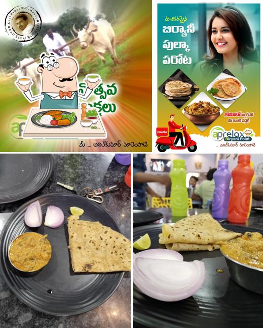 Food at Ap Relax Biryani meals hotel