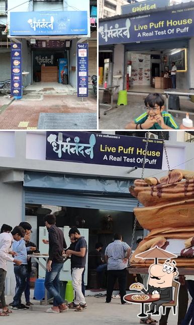 The exterior of Dharmnandan Live Puff House – Adajan