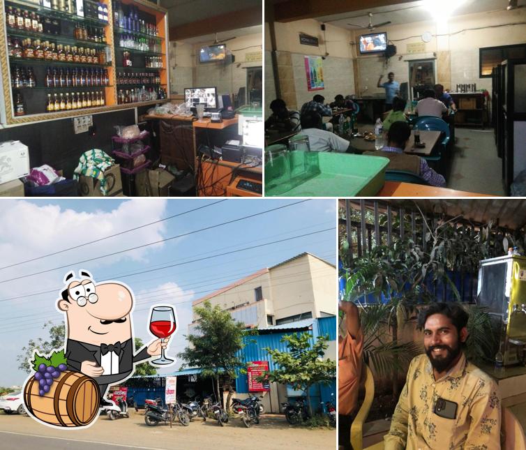 It’s nice to enjoy a glass of wine at Hotel ashoka executive