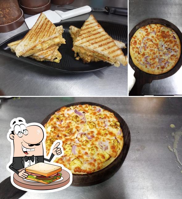 Grilled cheese sandwich at Roms Pizza & Cafe rdc rajnagar