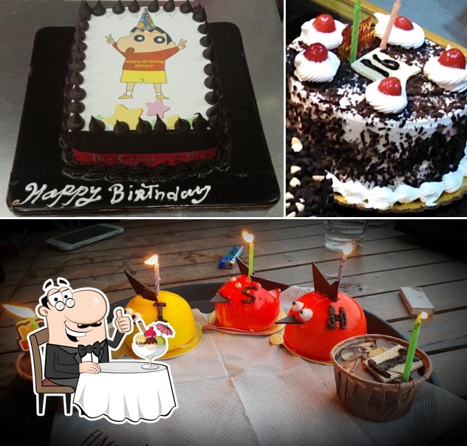 The Crust serves a number of desserts