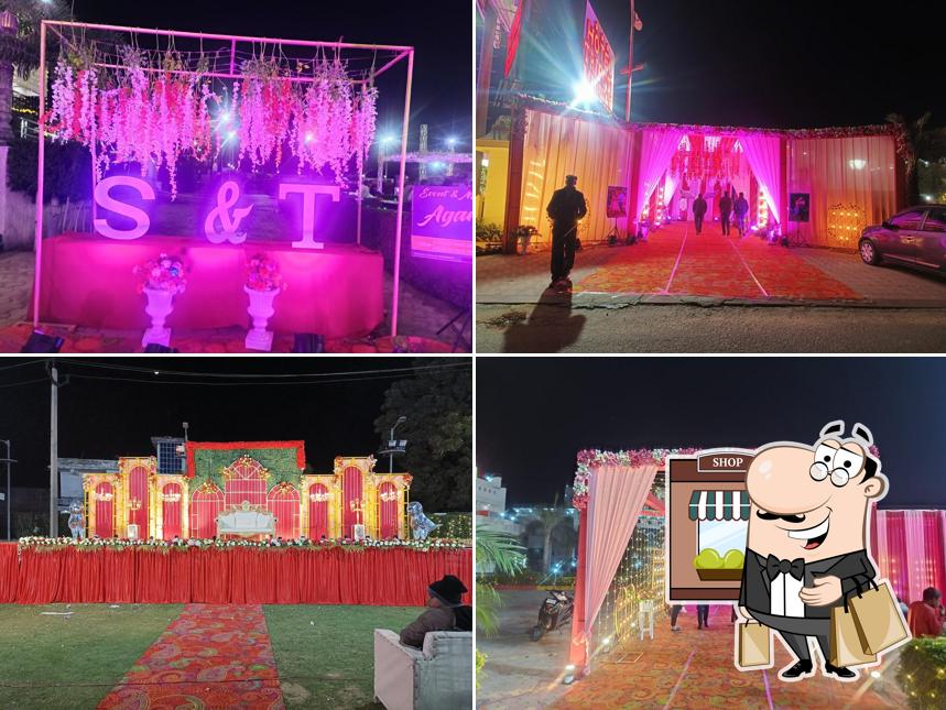 Enjoy the view at the outside area of Tirupati hotel Rooms& Restaurant