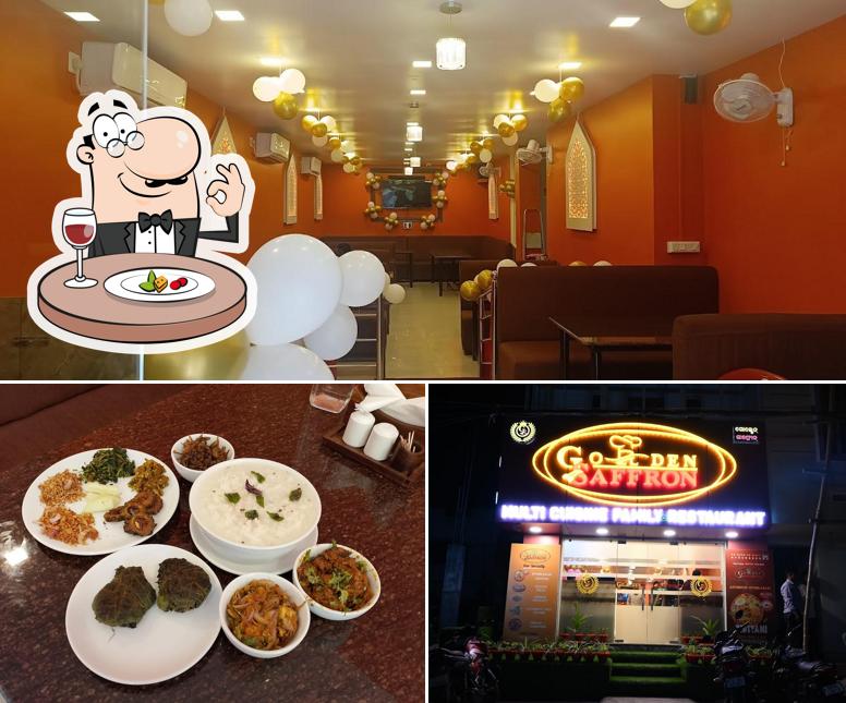 Food at Golden Saffron Restaurant