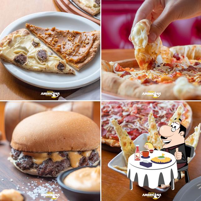 Peça um hambúrguer no Pizza Americana Arapiraca