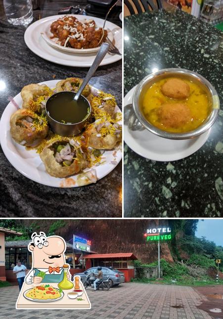 This is the image showing food and exterior at Priyadarshini Cafe - PURE VEG