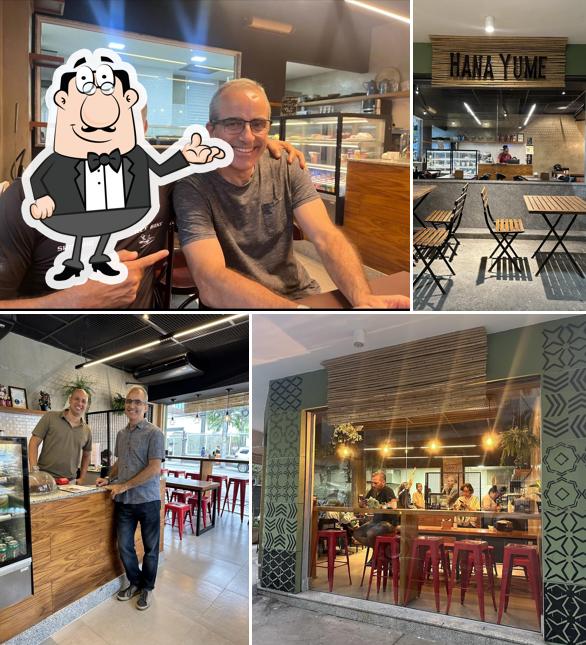 O interior do Hana Yume