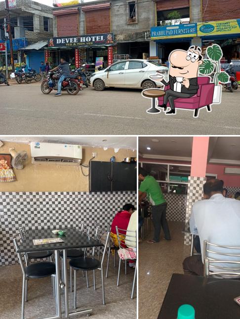 Among different things one can find interior and exterior at Hotel Devee