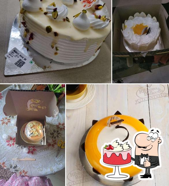 Red velvet cake at Ribbons and Balloons - The Cake Shop