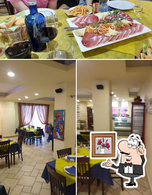 Dai un’occhiata alla immagine che mostra la interni e bevanda di Ristorante La Corte Dei Re