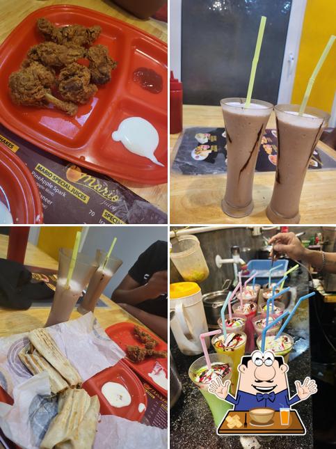 Food at Mario juicy