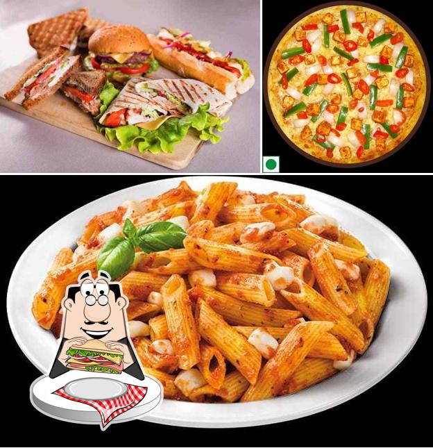 Club sandwich at Unique Cafe