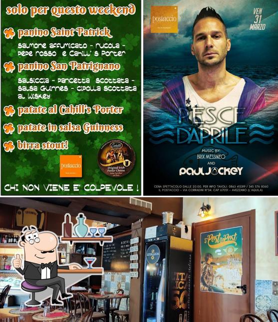 Gli interni di Postaccio Bacaro Marsicano