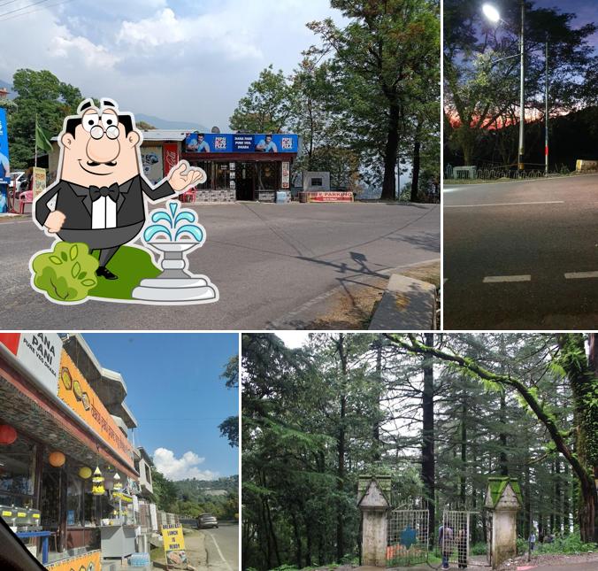 Enjoy the view outside Dana Pani Pure Vegetarian Dhaba