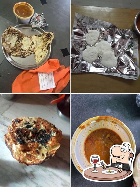 Food at Mythri family restaurant (Kunda Biryani Special)