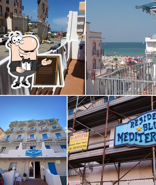 Goditi la vista dagli esterni di Residence Mediterraneo