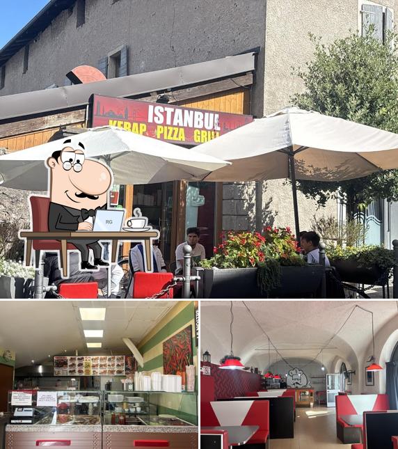 Gli interni di Istanbul Pizza Kebap Grill Bar