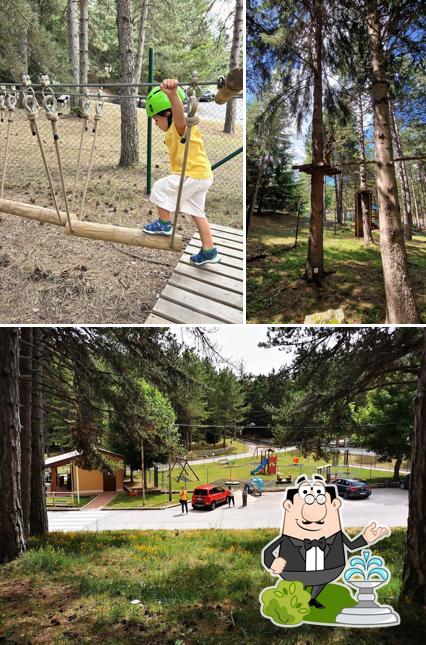 Gli esterni di La TANA di DUDDÙ - Parco Avventura Campo Di Giove