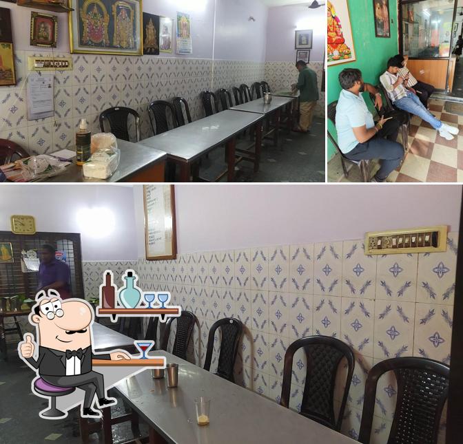 The interior of Sree Ganeshbhavan Hotel