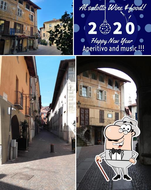 Goditi la vista dall'area esterna di Il Salotto Saluzzo