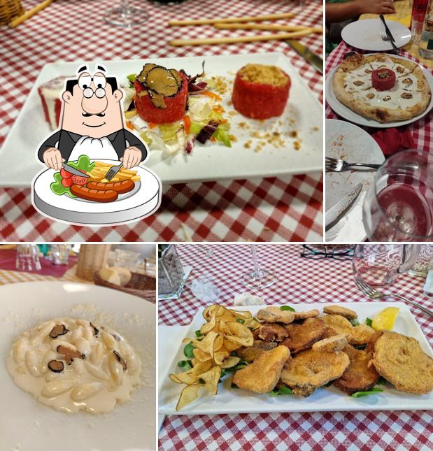 Platti al Trattoria della Vigna