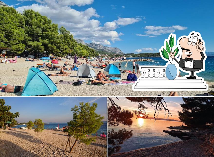 Puoi goderti l'aria fresca dal dehors di Buba beach