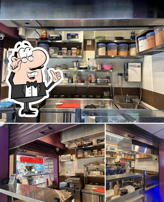 The interior of Aladdin Shawarma - Brookefield