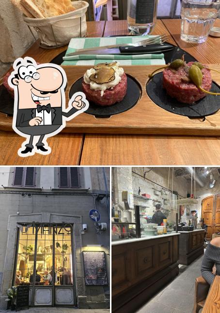 Questa è la foto che mostra la esterno e interni di Manzo Firenze