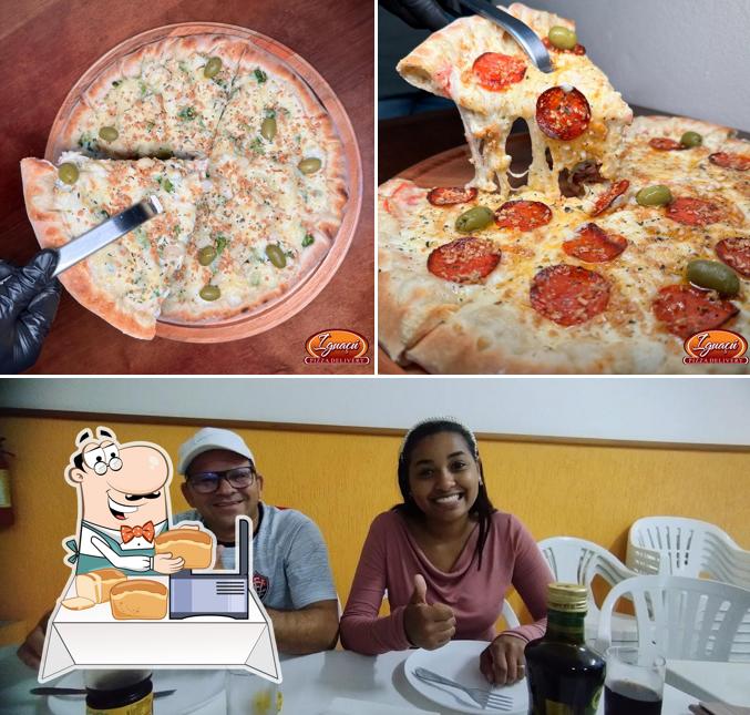 Pão-com-alho em Pizzaria Iguaçu Juquehy