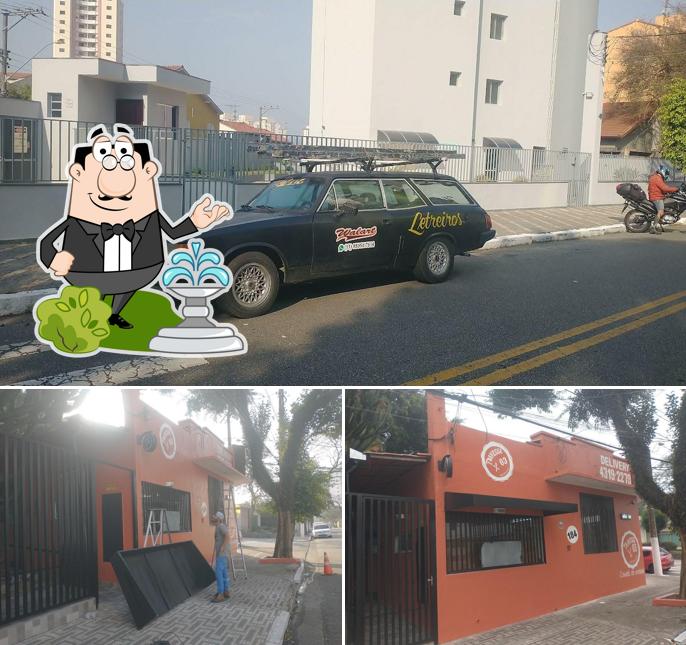 Desfrute da vista da área externa do Travessa 03 Gastronomia