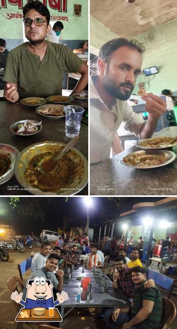 The image of food and exterior at Deep Dhaba