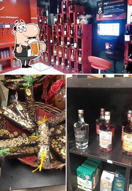 Puoi goderti un rinfrescante bicchiere di birra chiara o scura