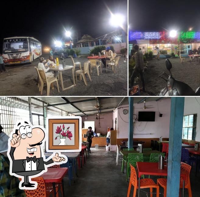 Take a seat at one of the tables at Sri Honey Family Restaurant