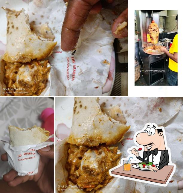 Food at The Arabian Shawarma