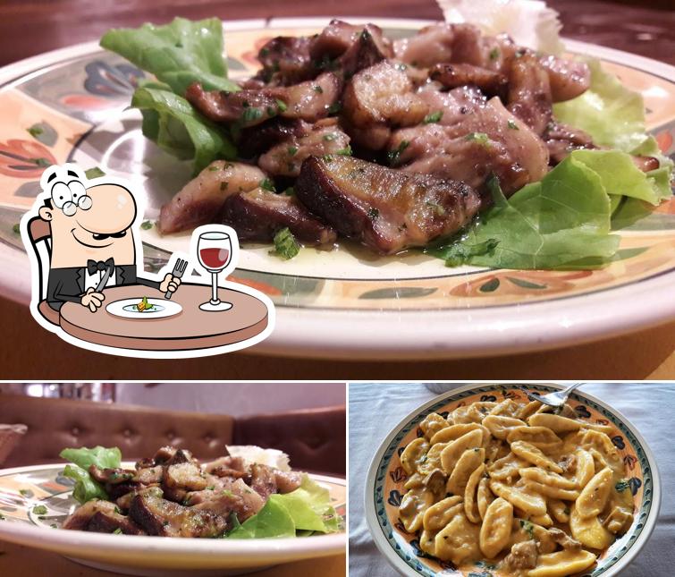 Platti al Osteria del Gallo