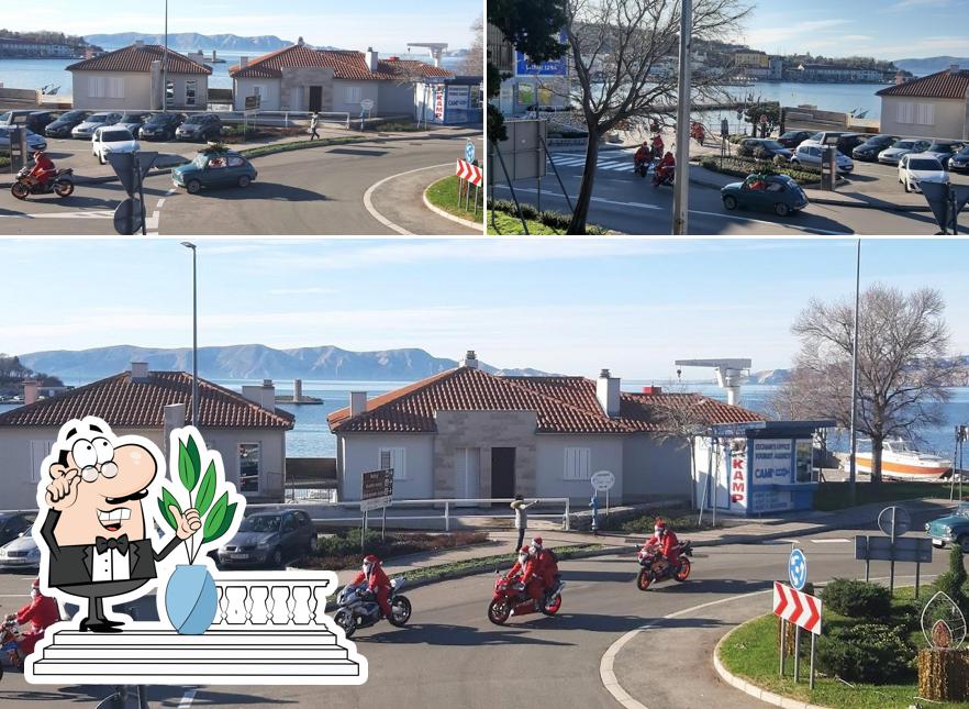 Goditi la vista dall'area esterna di Caffe Bar "Stator"