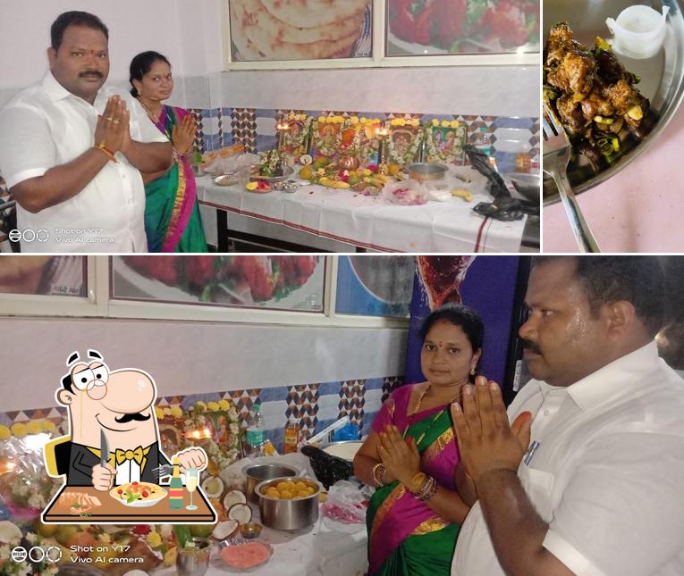 Food at Prashanth family restaurant kalwakurthy