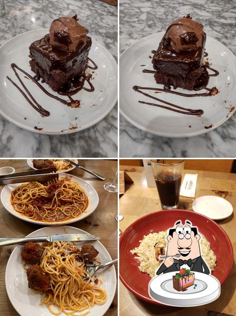 Bolo de chocolate em Abbraccio Cucina Italiana
