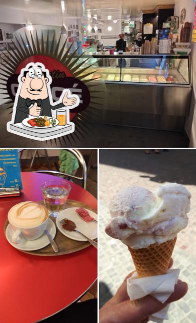 El Bertin Glacé si caratterizza per la cibo e interni