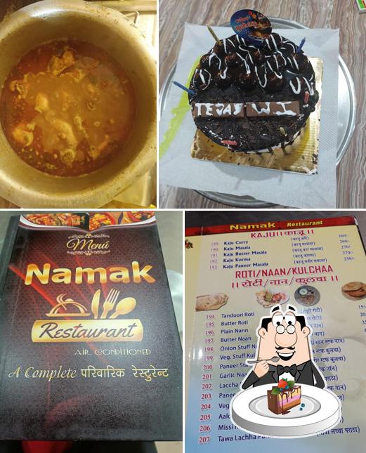 Chocolate cake at Namak Family Restaurant