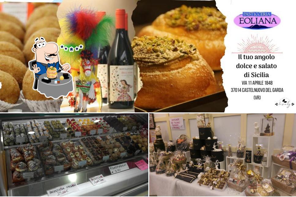 Platti al Pasticceria Gelateria Eoliana