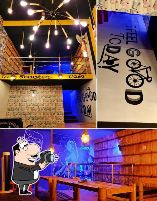 Here's a pic of The scooter cafe