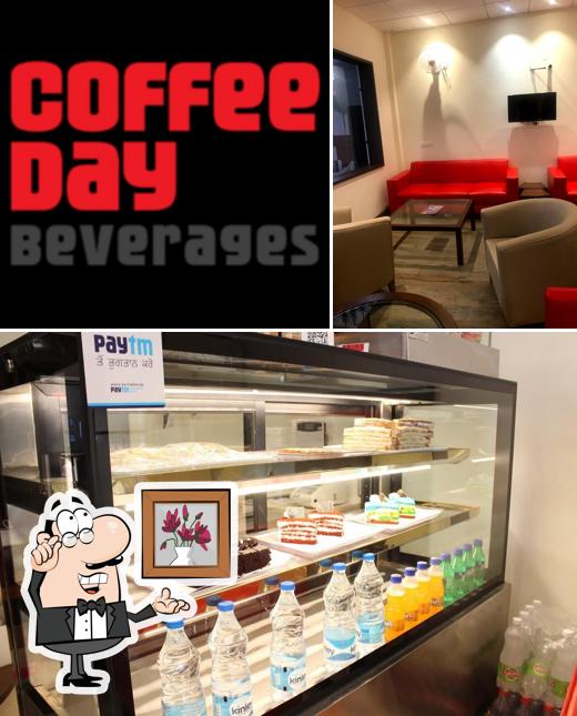 Take a seat at one of the tables at Coffee Day