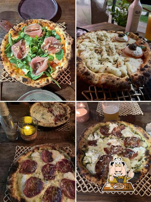Experimente pizza no Forno e Flora Pizzaria de Fermentação Natural