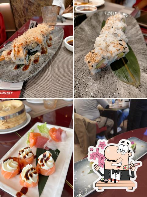 Prenditi le varie opzioni di sushi