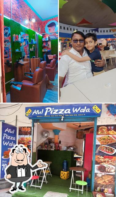 The interior of Atul Pizza wala