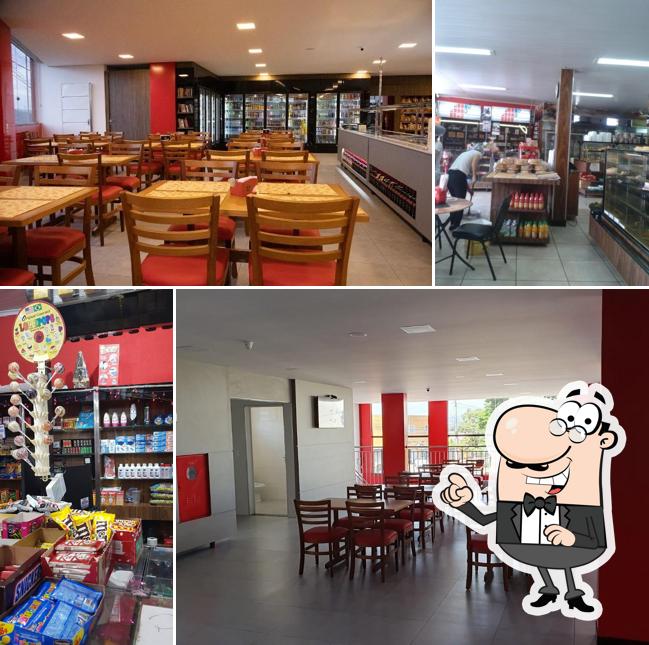 O interior do Padaria Antony