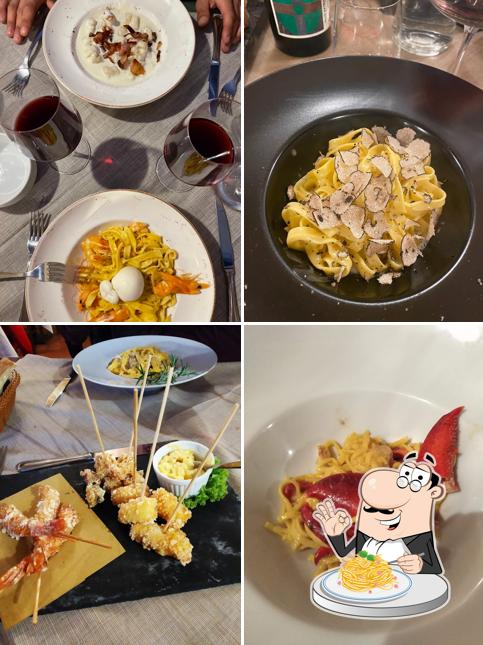 Spaghetti alla carbonara al Taverna Del Fiorentino