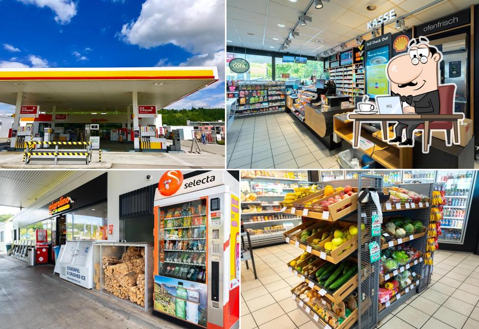 Gli interni di Shell